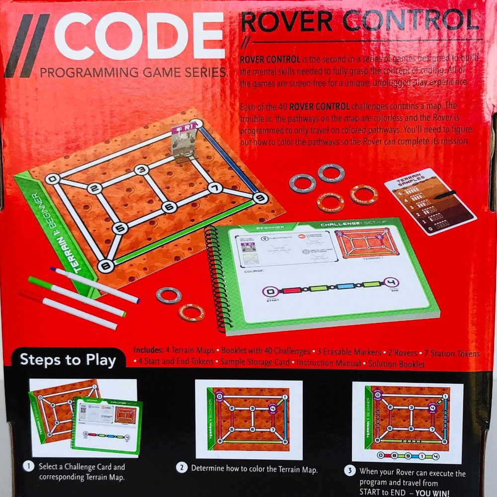 New in Box-Thinkfun Code Programming Game -Rover Control - Picture 5 of 7